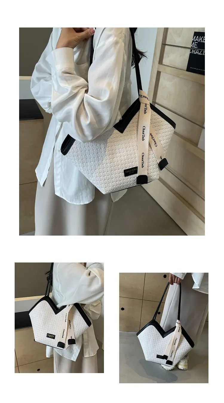 Niche Ribbon Tote Bag Large Capacity 2024 — feature 10