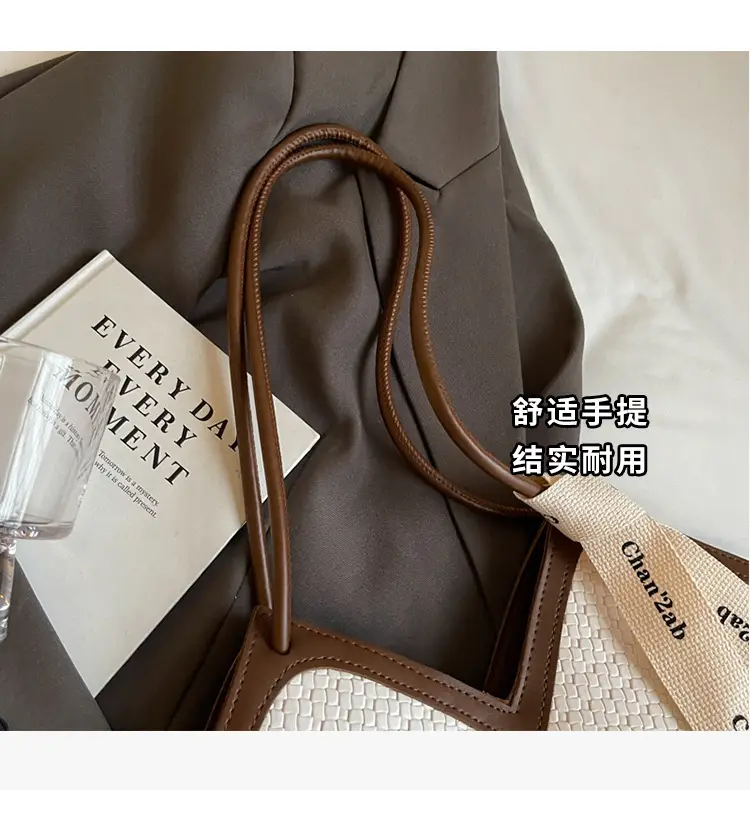 Niche Ribbon Tote Bag Large Capacity 2024 — feature 5