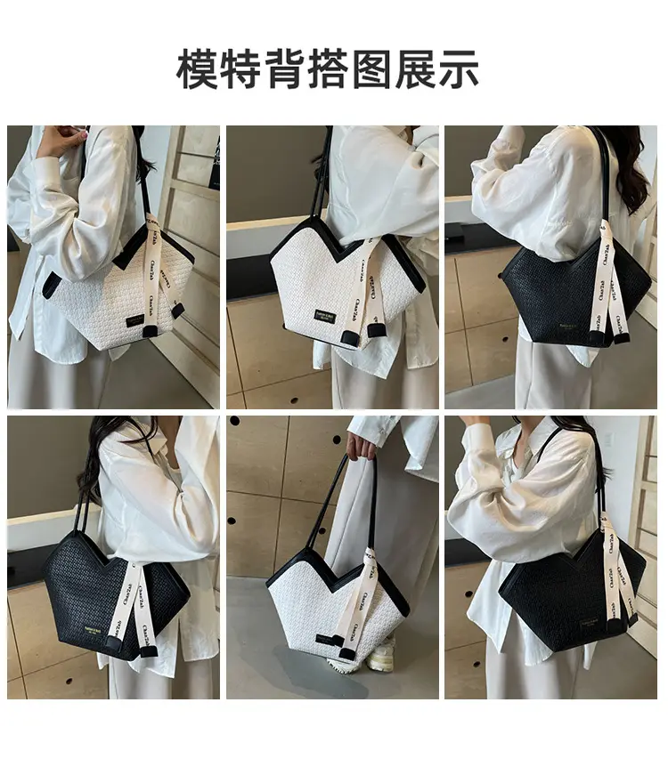 Niche Ribbon Tote Bag Large Capacity 2024 — feature 9
