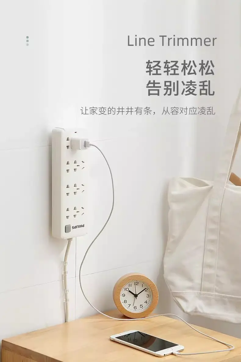 Punch-free Organizer Wire Holder Self-adhesive Data Cable Snap Storage Network Cable Wiring Wall Plug-in Wall — feature 29