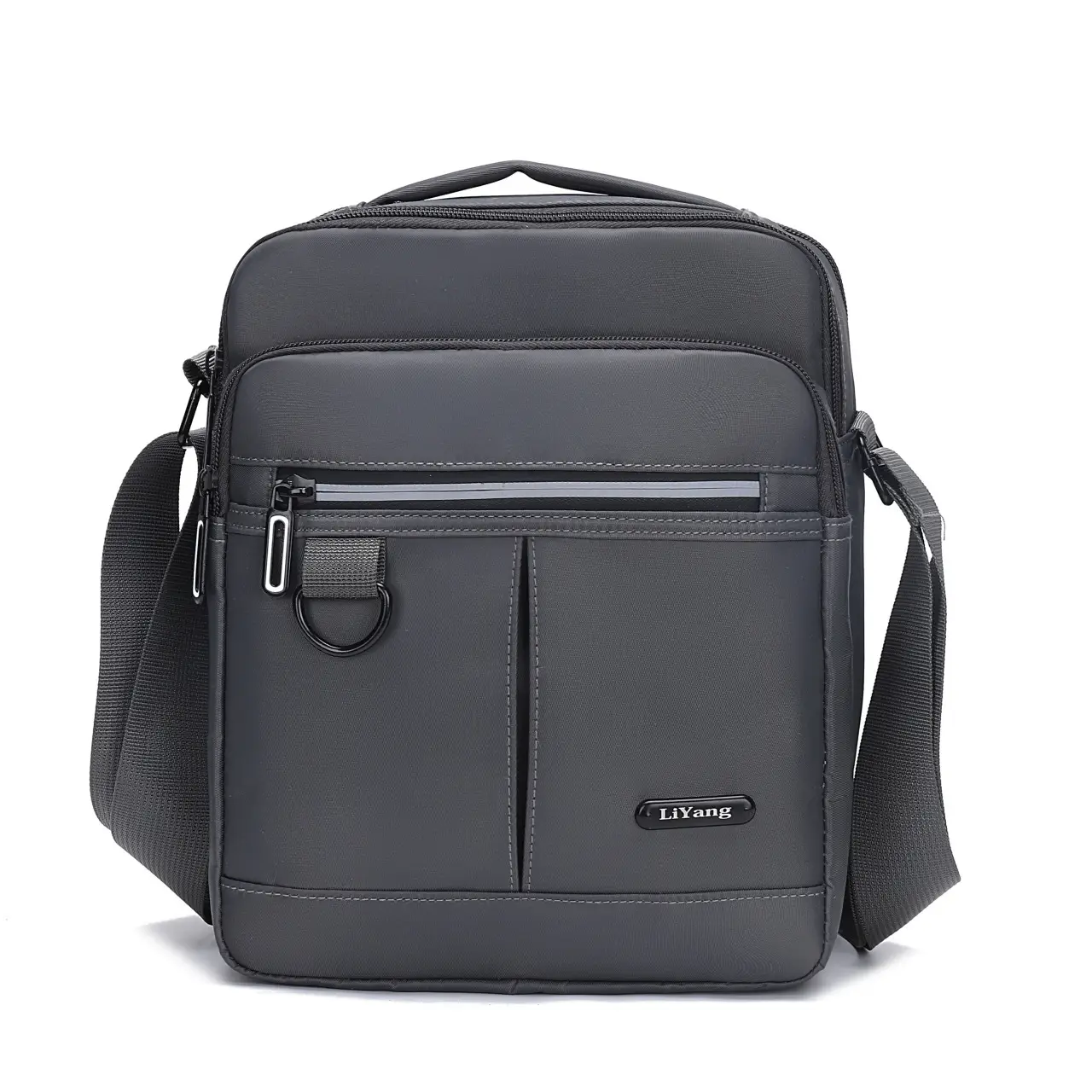 Men's Large Capacity Multi-Compartment Shoulder Bag - Image 3