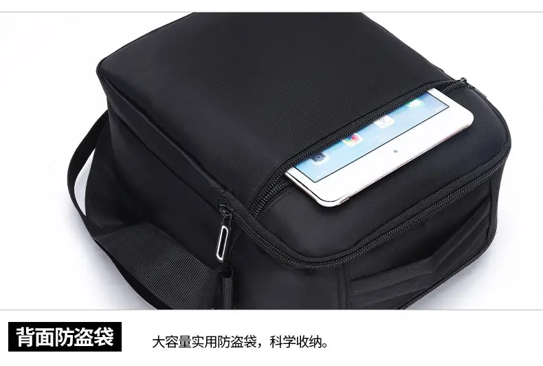 Men's Large Capacity Multi-Compartment Shoulder Bag — feature 18