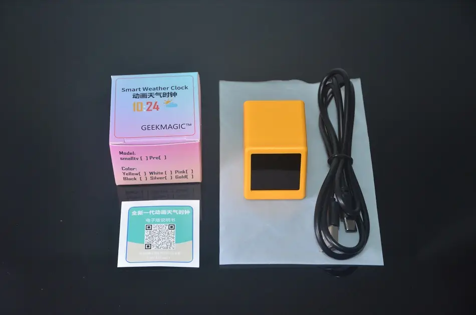 WIFI Smart Clock 56th Gen Yellow Screen — feature 43
