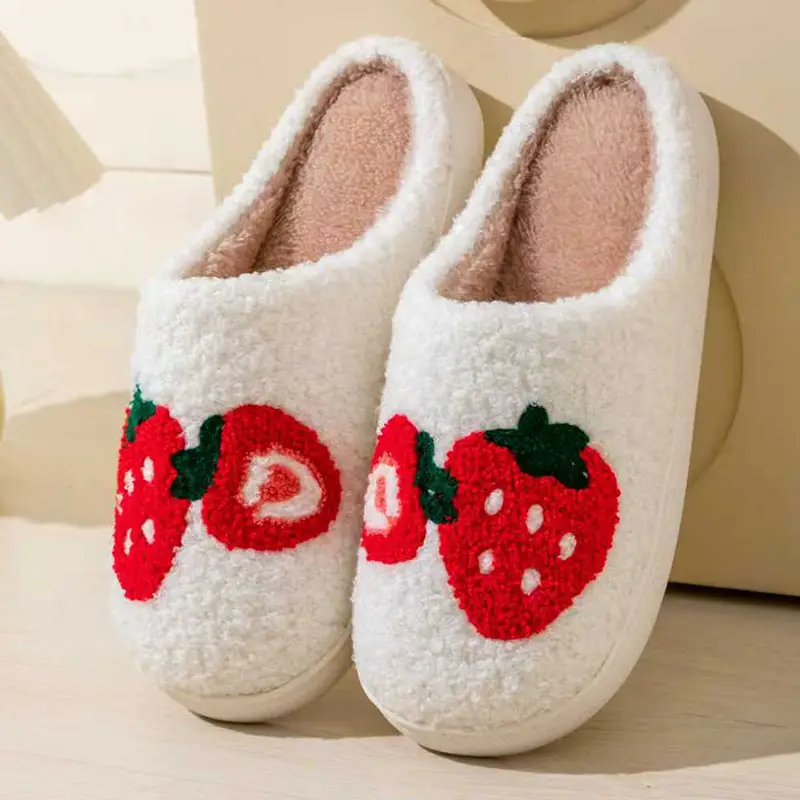 Cotton Slippers for Men Winter Warm Indoor Non-Slip