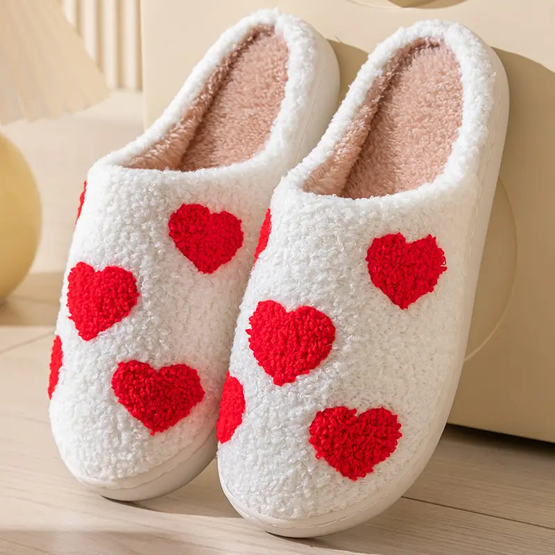 Cotton Slippers for Men Winter Warm Indoor Non-Slip