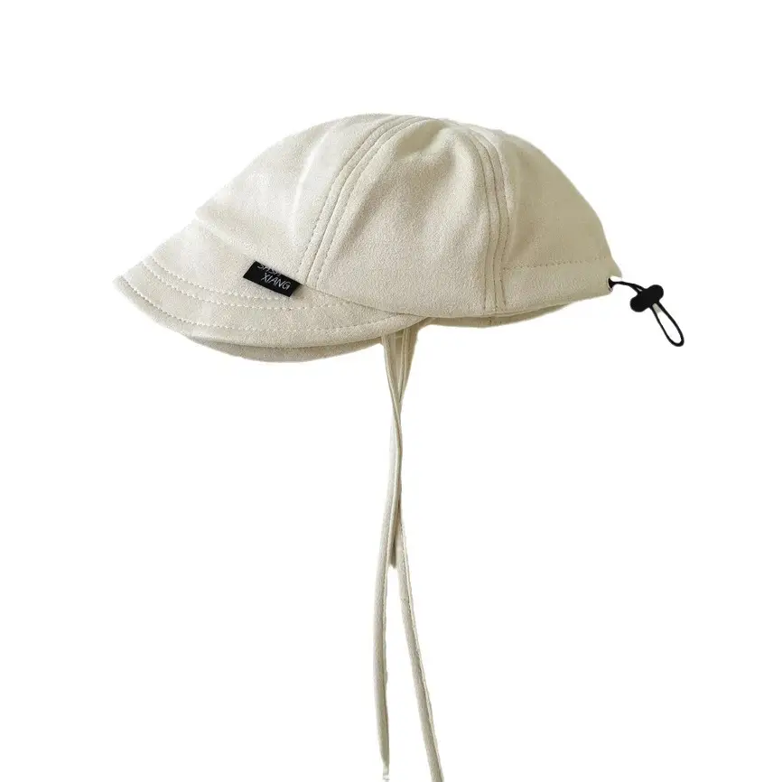 Beige Adjustable Baseball Cap for Boys Girls Autumn Winter - Image 10