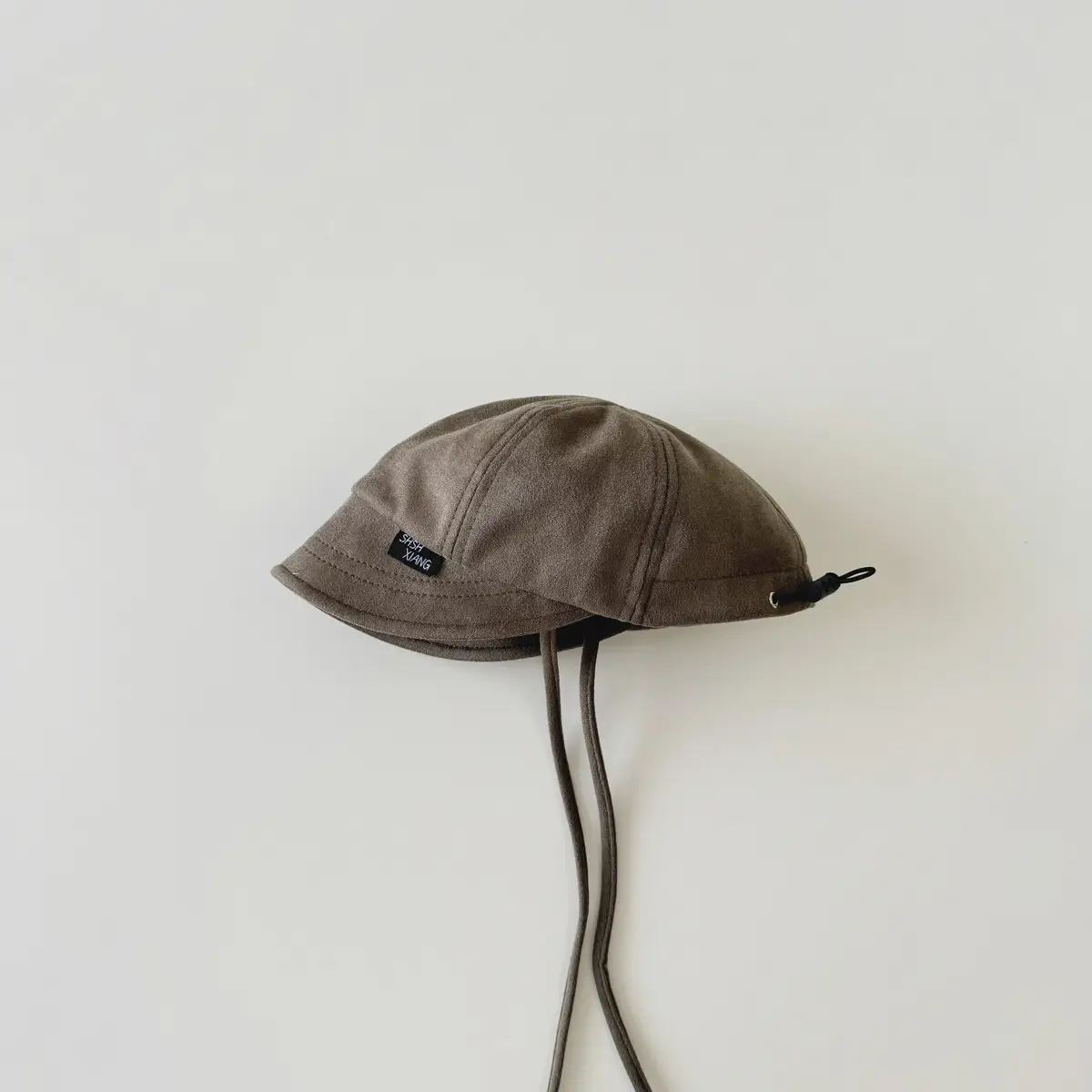 Beige Adjustable Baseball Cap for Boys Girls Autumn Winter - Image 2