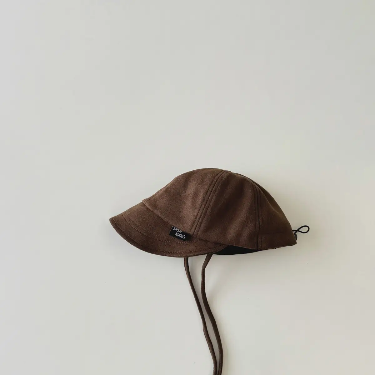 Beige Adjustable Baseball Cap for Boys Girls Autumn Winter - Image 4