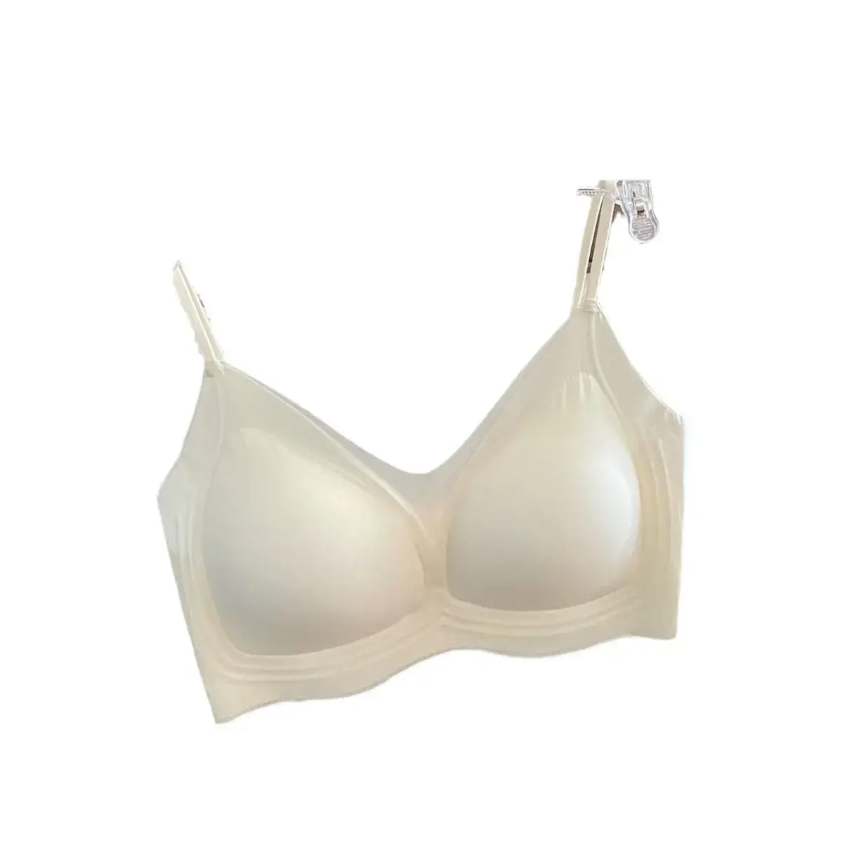 Green Jelly Soft Seamless Sports Bra Without Steel Ring - Image 10