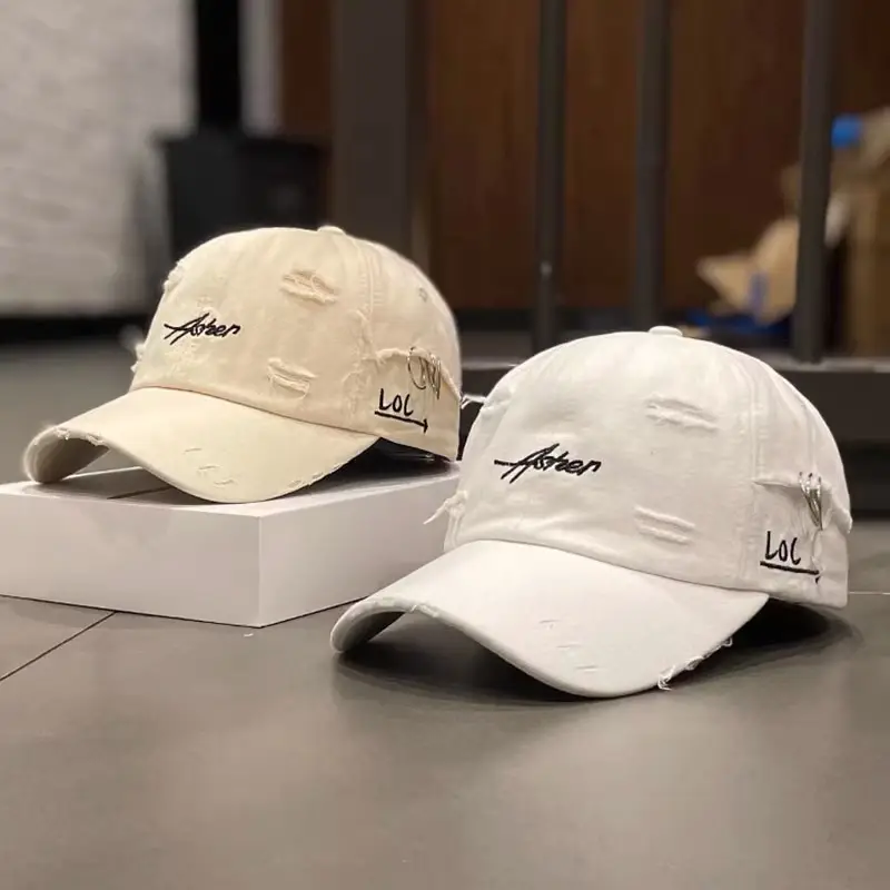 Women's Korean Style Baseball Cap Cream Misty - Image 9