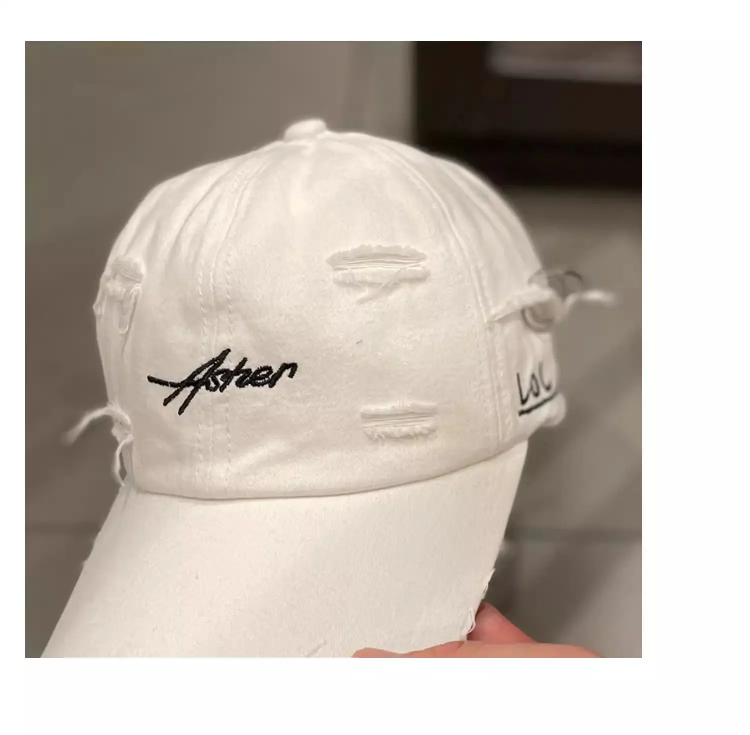 Women's Korean Style Baseball Cap Cream Misty — feature 10