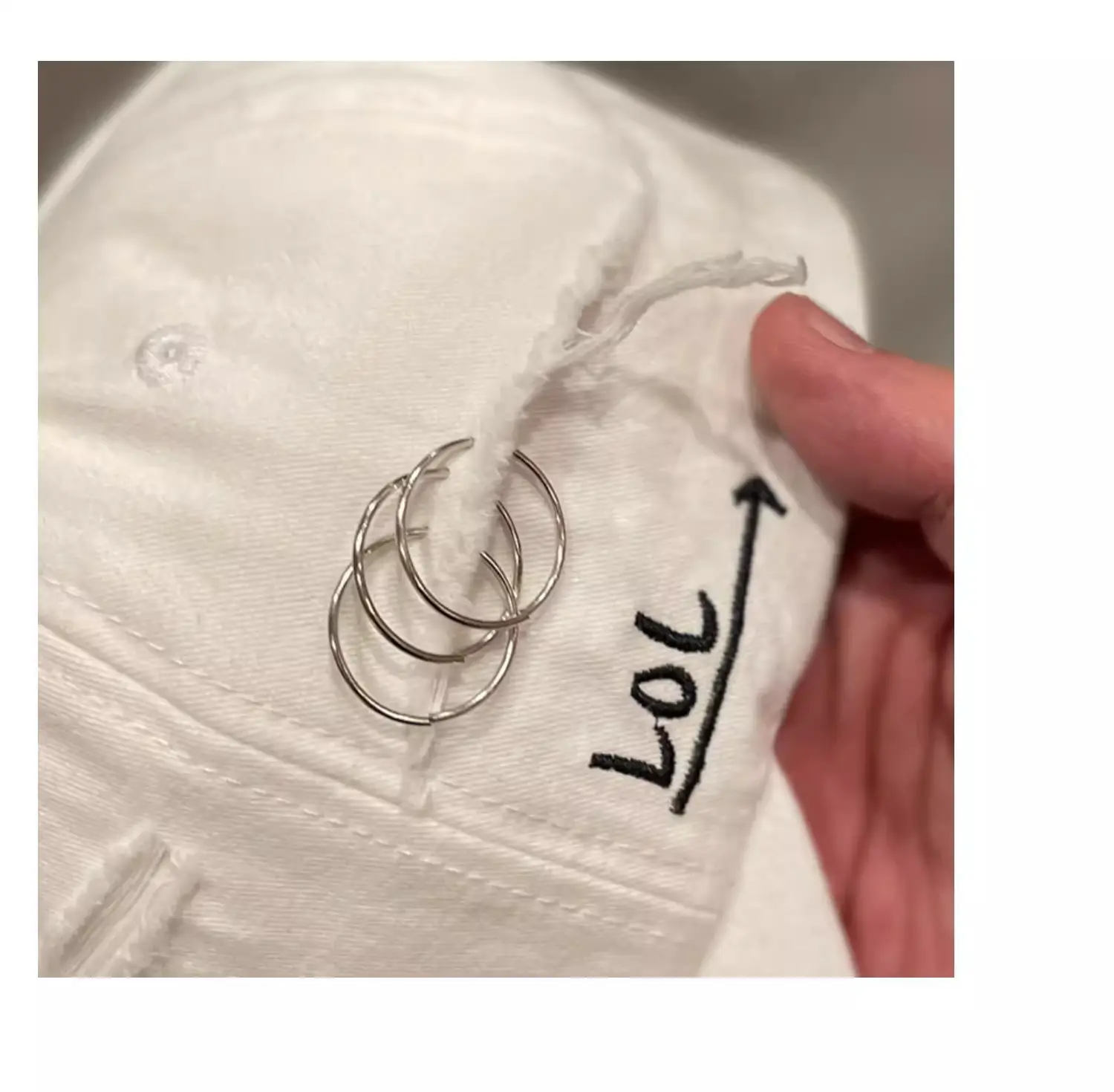Women's Korean Style Baseball Cap Cream Misty — feature 11