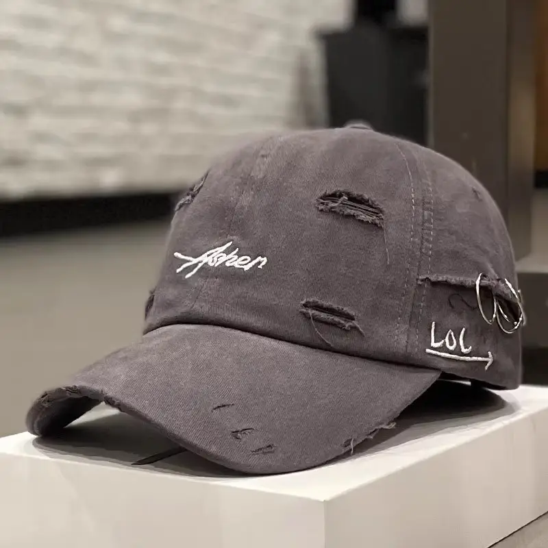 Women's Korean Style Baseball Cap Cream Misty - Image 5