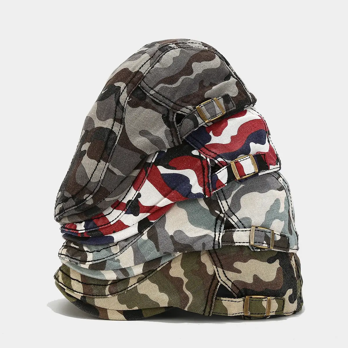 Men Camouflage Cap Jungle Hiking Women Beret