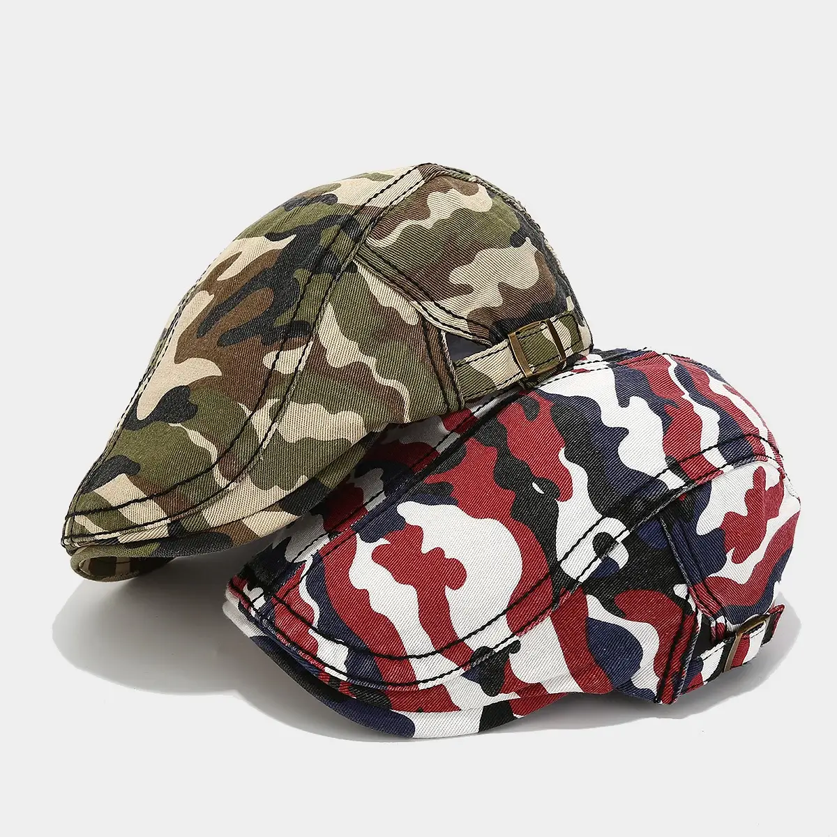 Men Camouflage Cap Jungle Hiking Women Beret