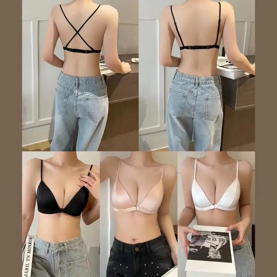 Women's Thin French Strap Underwear with Front Buckle - Image 7
