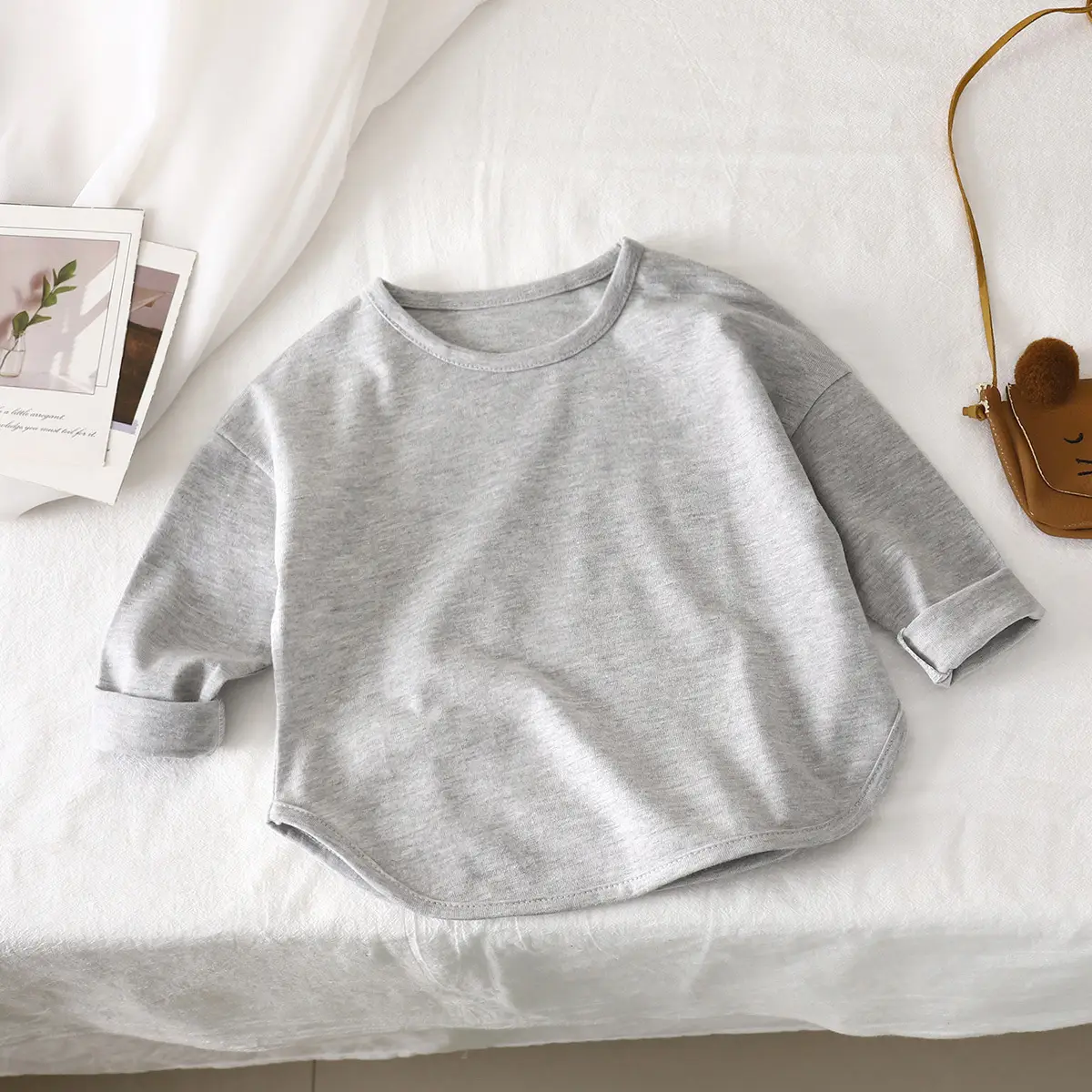 Children's Long Sleeve T-Shirt Pure Cotton Autumn Korean Style