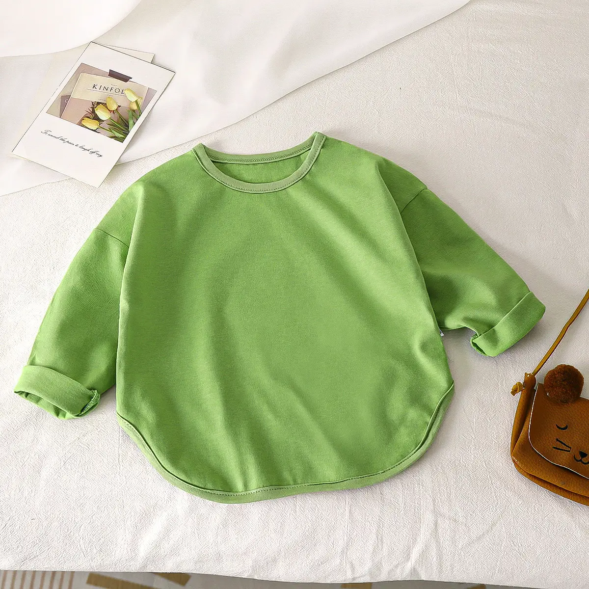 Children's Long Sleeve T-Shirt Pure Cotton Autumn Korean Style