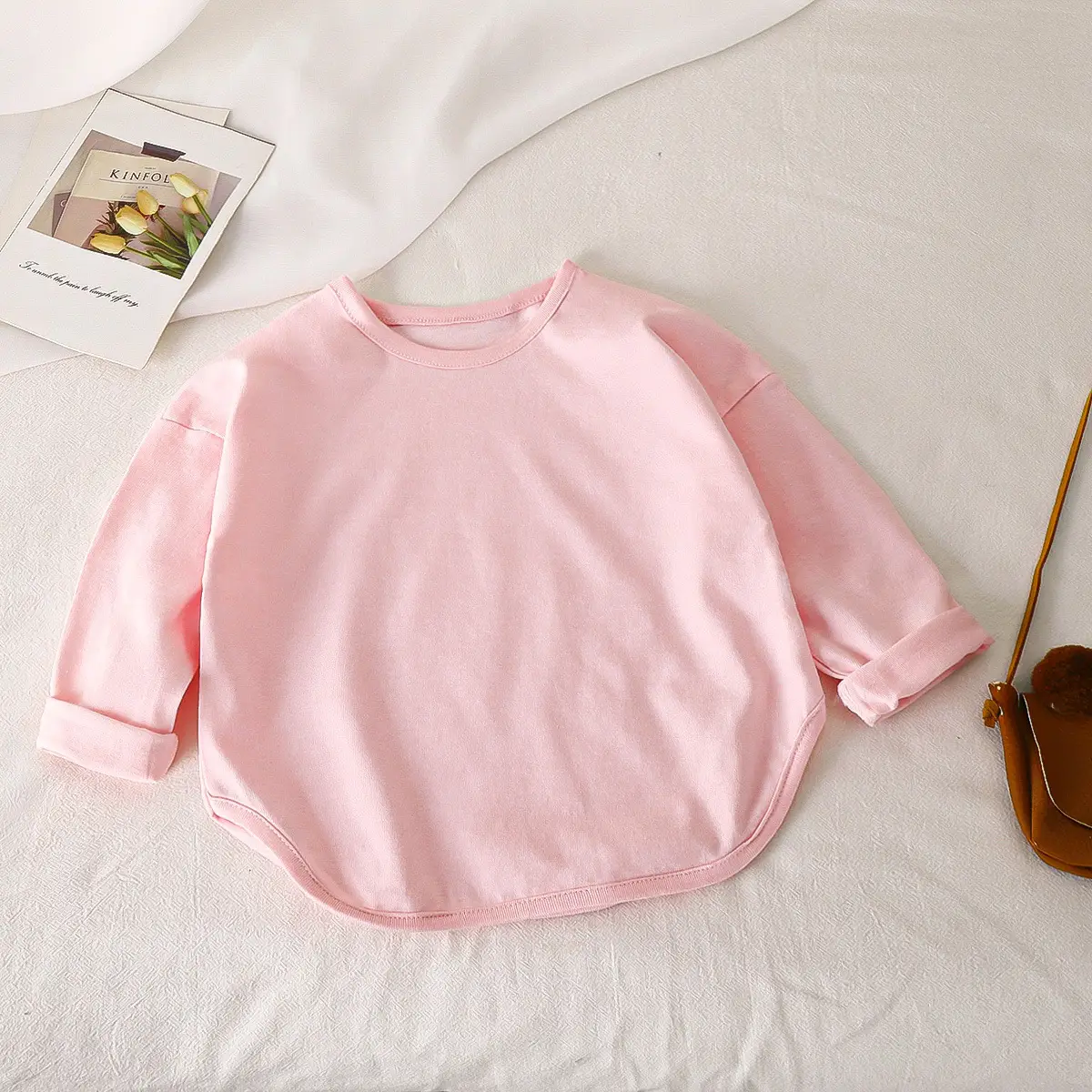 Children's Long Sleeve T-Shirt Pure Cotton Autumn Korean Style
