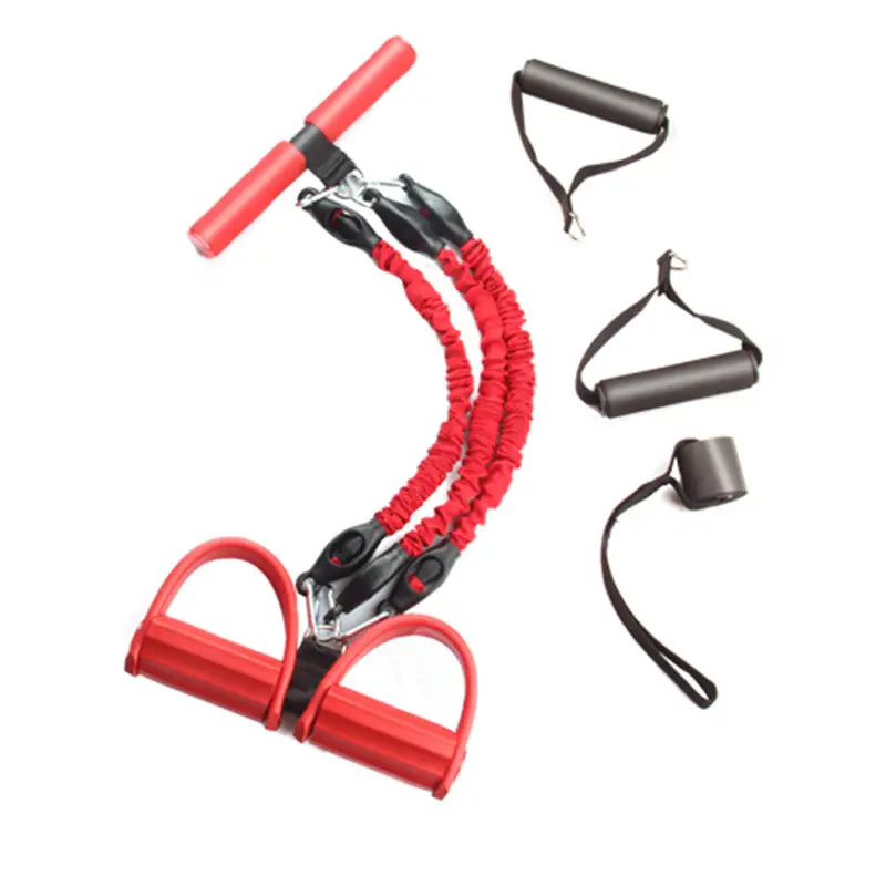 Anti-Breakage Resistance Rope 11-Piece Set Indoor Fitness Resistance Band Strength Training Elastic Band Equipment Latex Material — feature 11