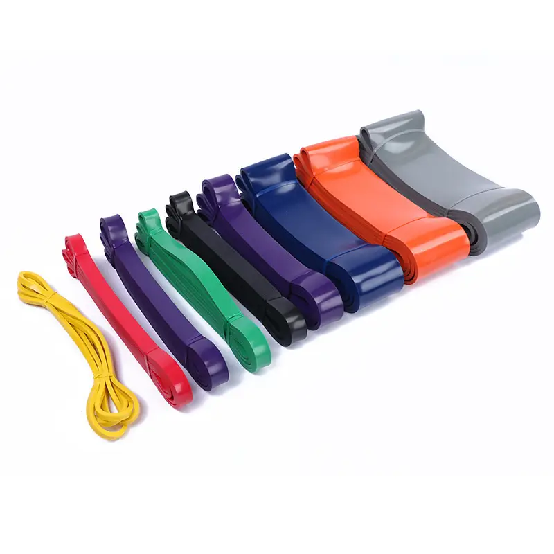 Anti-Breakage Resistance Rope 11-Piece Set Indoor Fitness Resistance Band Strength Training Elastic Band Equipment Latex Material — feature 15