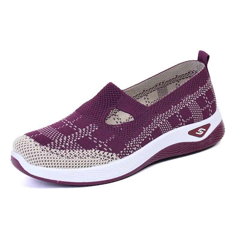 Shoes Women SHEIN Daifa New Cross-border Women's Shoes Casual Moms Shoes Socks Mesh Shoes Soft-soled sneaker Women