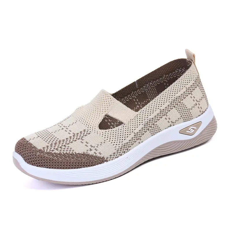 Shoes Women SHEIN Daifa New Cross-border Women's Shoes Casual Moms Shoes Socks Mesh Shoes Soft-soled sneaker Women