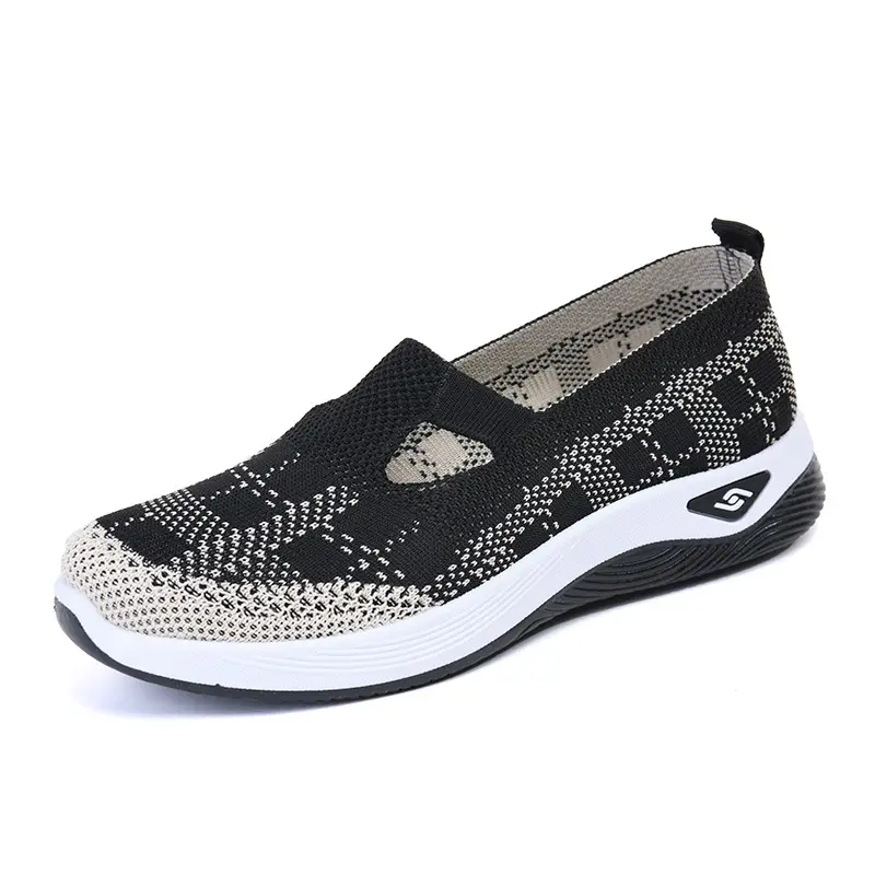 Shoes Women SHEIN Daifa New Cross-border Women's Shoes Casual Moms Shoes Socks Mesh Shoes Soft-soled sneaker Women