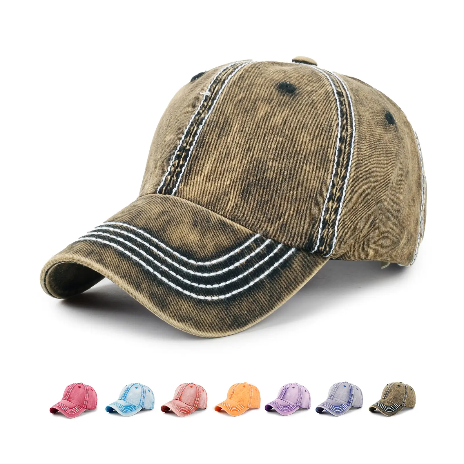 Women's Washable Baseball Cap Summer Sun Hat — feature 5