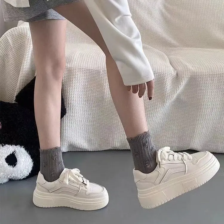 White Chunky Platform Sneakers for Kids Autumn 2024 — feature 10