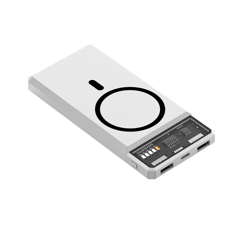 Transparent Magsafe Magnetic Wireless Charging Treasure 20000 mA Small and Large Capacity Mobile Power Sharing Gift