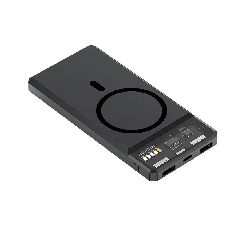 Transparent Magsafe Magnetic Wireless Charging Treasure 20000 mA Small and Large Capacity Mobile Power Sharing Gift