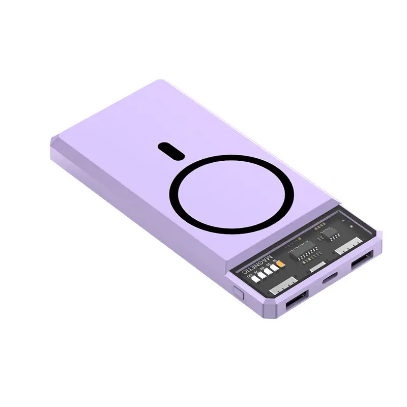 Transparent Magsafe Magnetic Wireless Charging Treasure 20000 mA Small and Large Capacity Mobile Power Sharing Gift