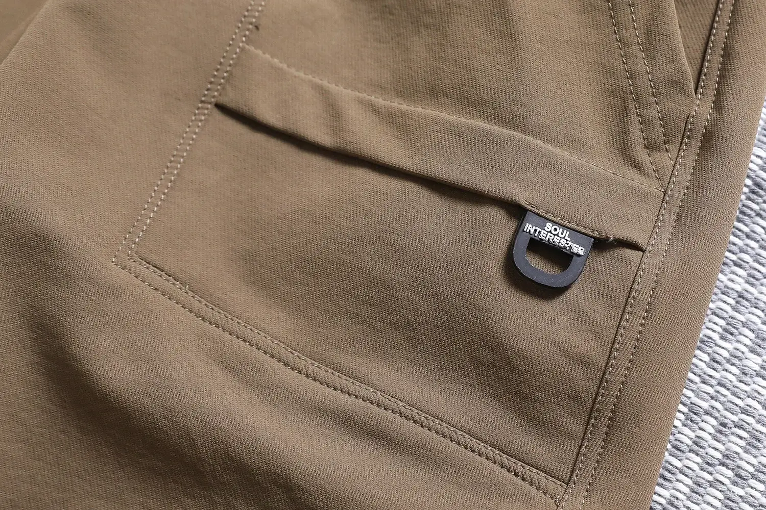 2025 Autumn Boys Woven Sports Pants Navy Blue — feature 3