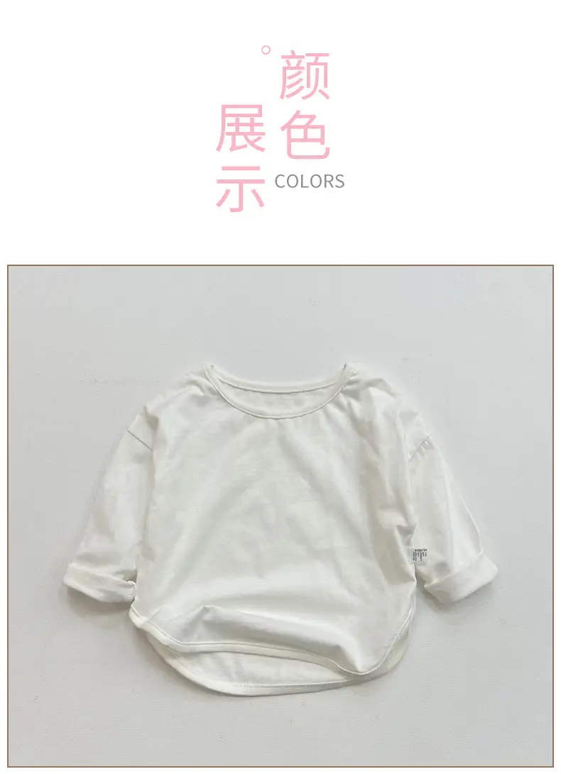 Girls Grey Long Sleeve Cotton T-Shirt — feature 6