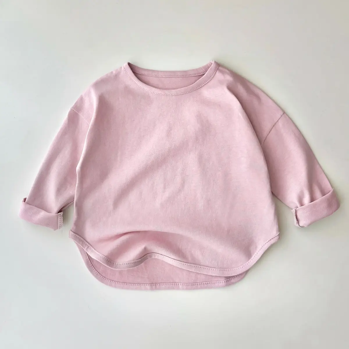 Girls Grey Long Sleeve Cotton T-Shirt - Image 7