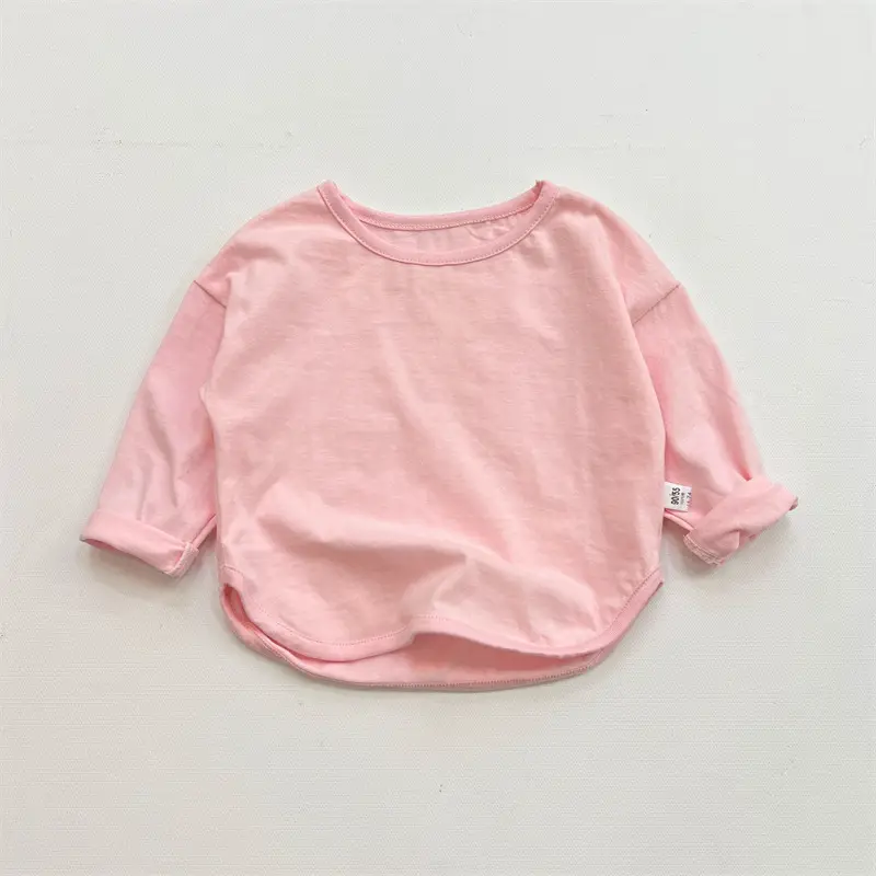 Girls Grey Long Sleeve Cotton T-Shirt - Image 5