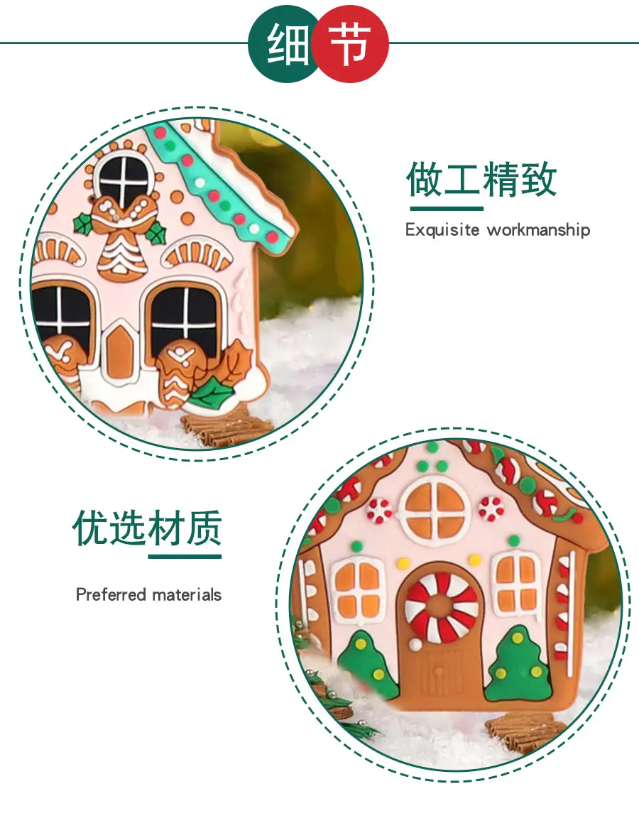 2025 Christmas Ginger Bear Hanging Ornaments Set — feature 6