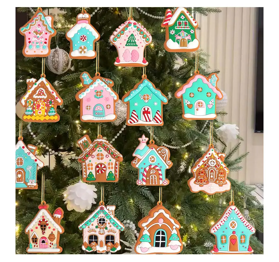 2025 Christmas Ginger Bear Hanging Ornaments Set — feature 8