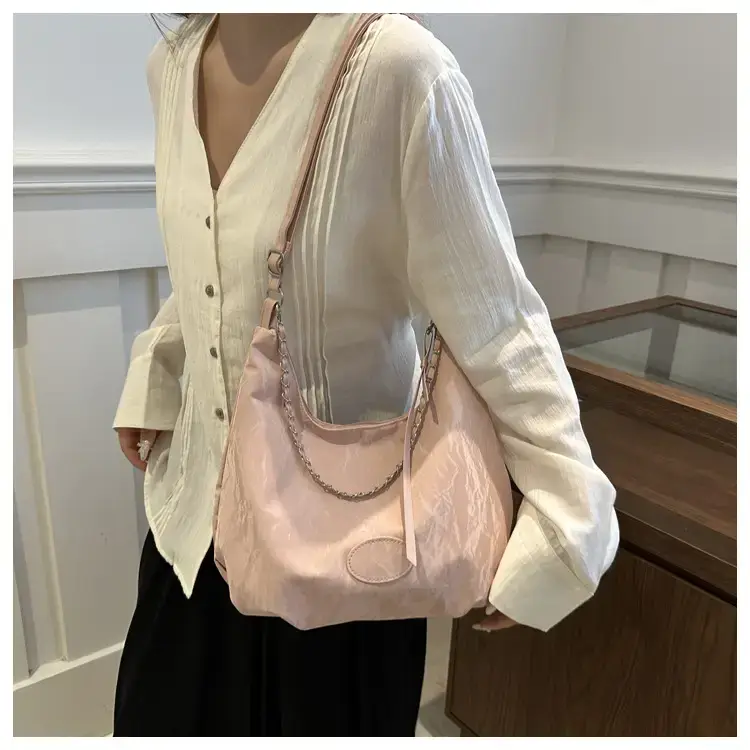 Women's Soft White Chain Shoulder Bag 2024 — feature 20