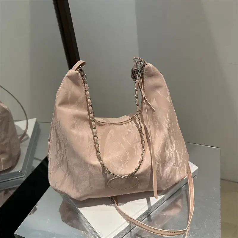 Women's Soft White Chain Shoulder Bag 2024 - Image 3
