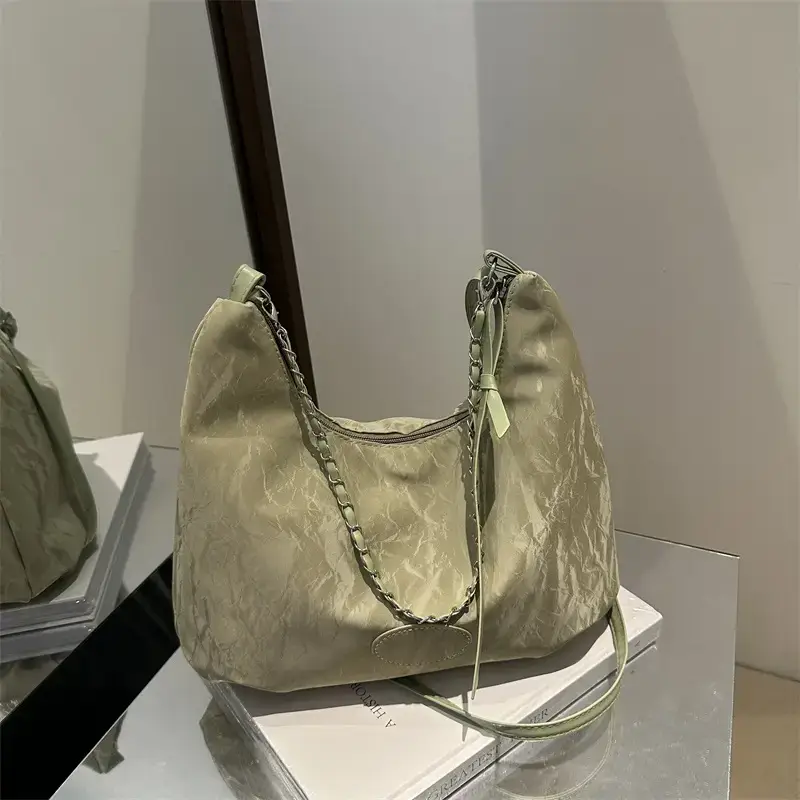 Women's Soft White Chain Shoulder Bag 2024 - Image 4