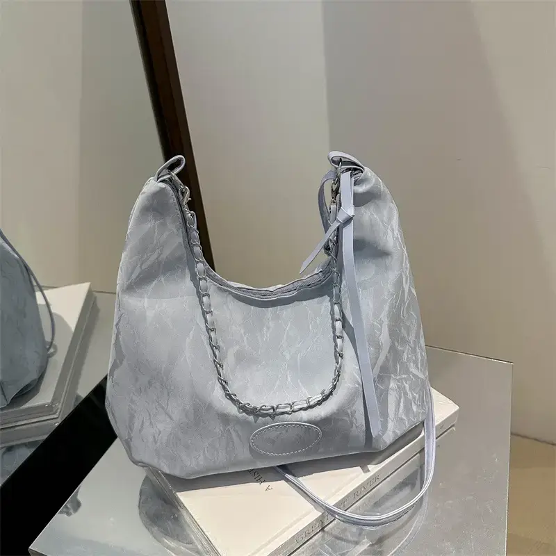 Women's Soft White Chain Shoulder Bag 2024 - Image 5