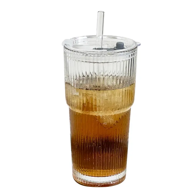 600ml Cross-Border Cold Drink Cup with Straw Lid - Image 11