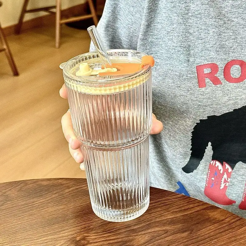 600ml Cross-Border Cold Drink Cup with Straw Lid — feature 11
