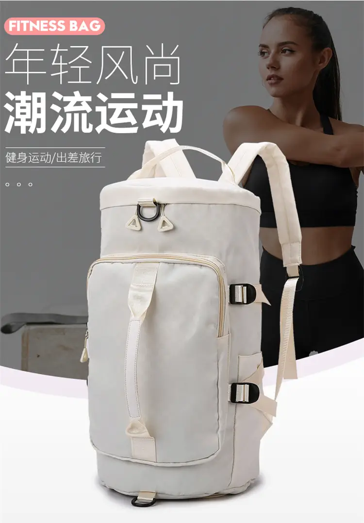 Launderable Travel Bag Women Men Purple Double Shoulder — feature 2