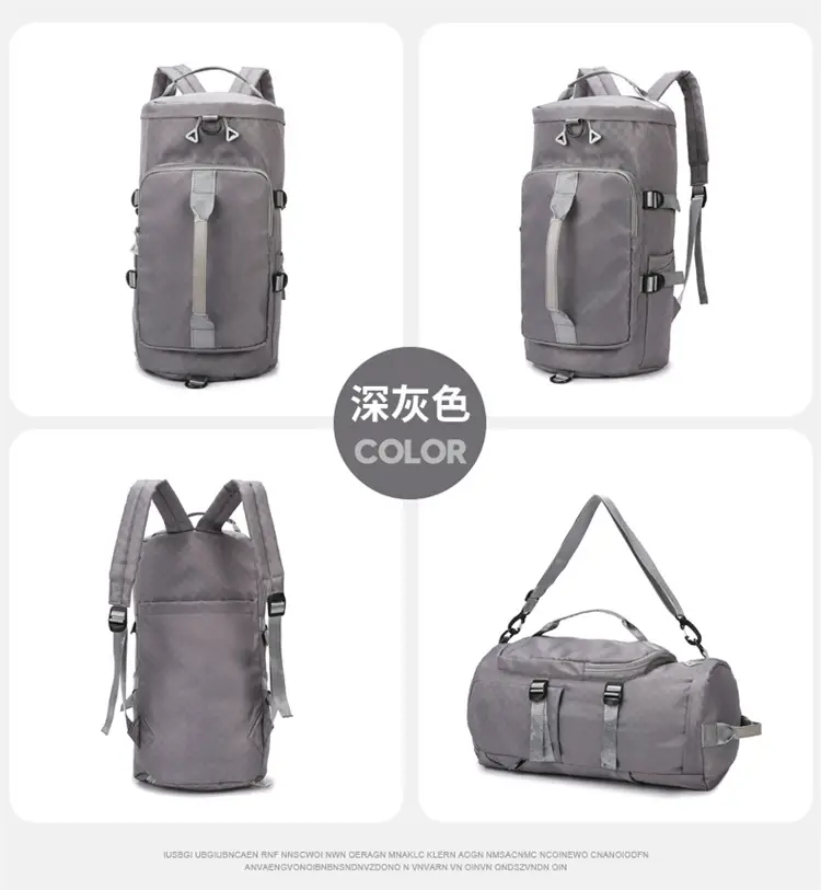 Launderable Travel Bag Women Men Purple Double Shoulder — feature 20