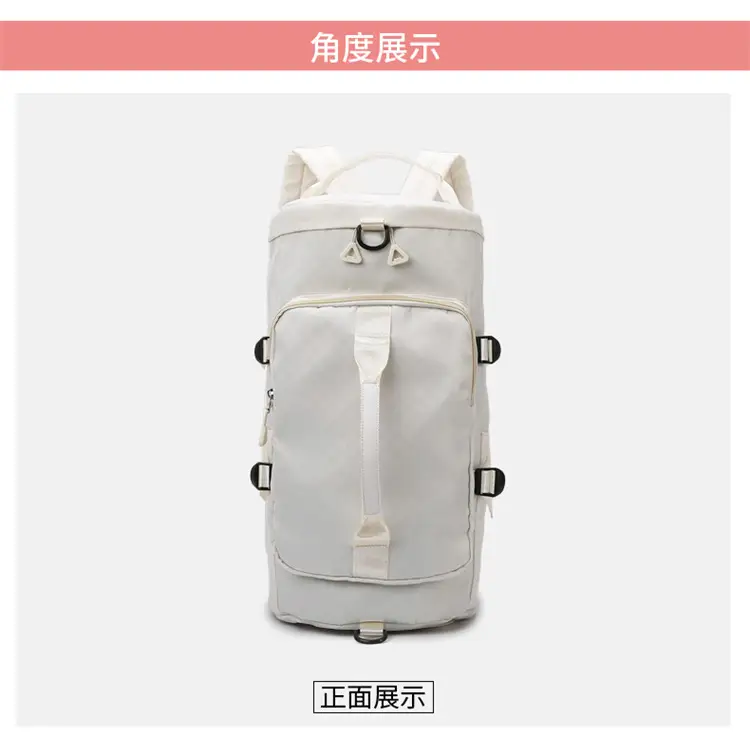 Launderable Travel Bag Women Men Purple Double Shoulder — feature 27