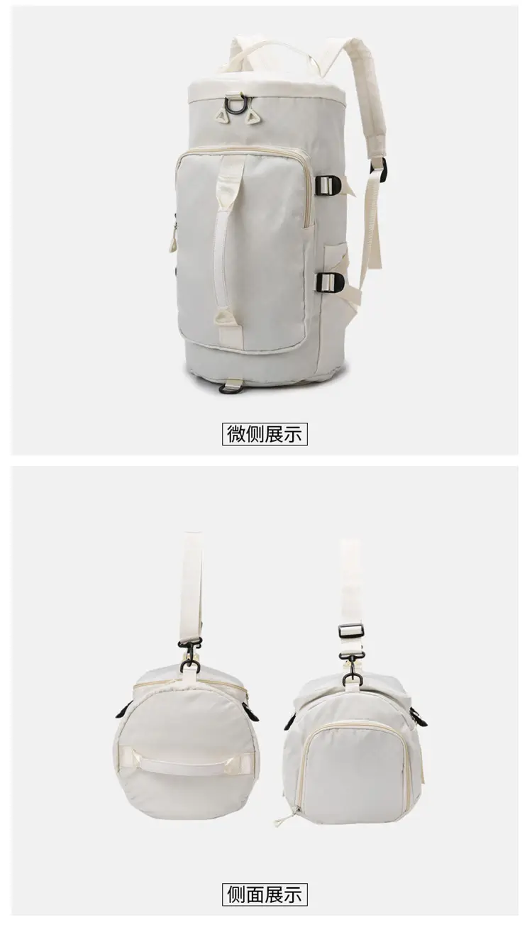 Launderable Travel Bag Women Men Purple Double Shoulder — feature 28