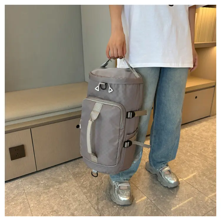 Launderable Travel Bag Women Men Purple Double Shoulder — feature 36